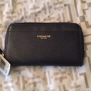 Brand new black coach wristlet